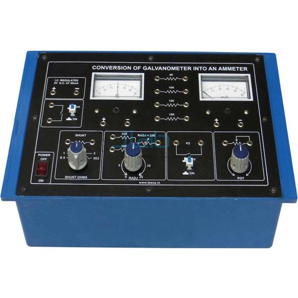 Conversion of Galvanometer into an Ammeter