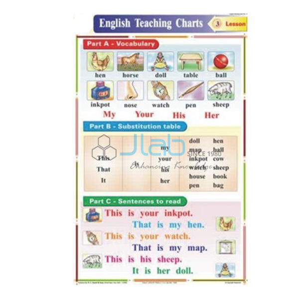 My, Your, His, Her Chart