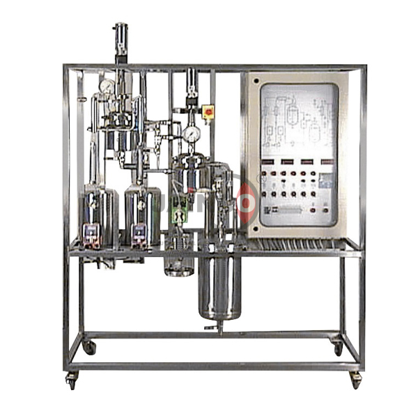 Manual Stirred Continuous Reaction Pilot Plant With Reactors In Series