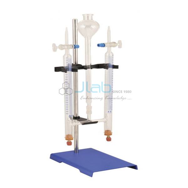 Hoffman Voltameter (PTFE) with electrodes