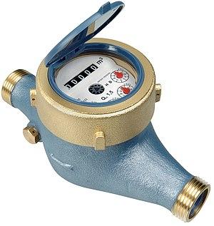 Manipulative Water Consumption Meter Model, Blackboard