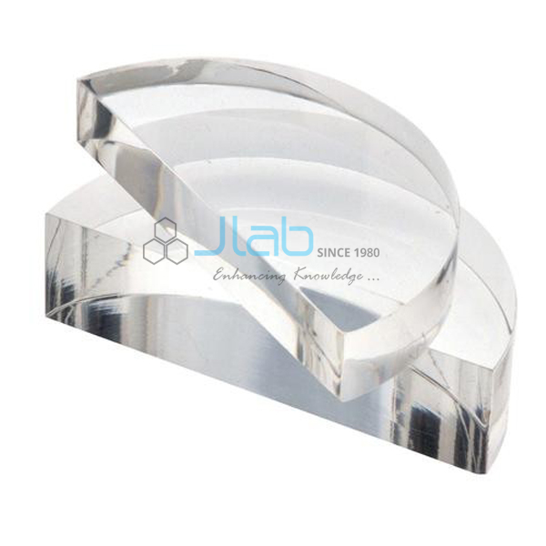 Semi Circular Acrylic Block