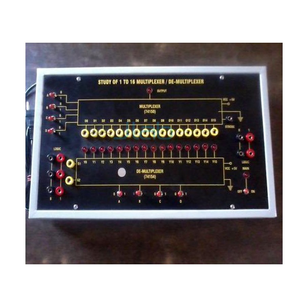 Study of 16-1 Sixteen input and one output Multiplexer using IC-74150