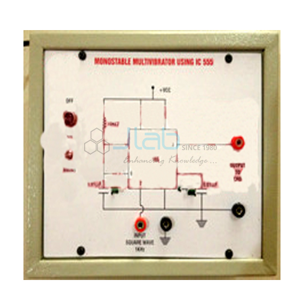 Monostable and Free Running Multivibrators using IC 555