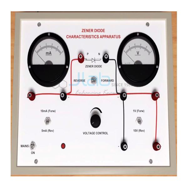 PN Junction and Zener Diode Characteristics Apparatus Forward and Reverse V-I Characteristics