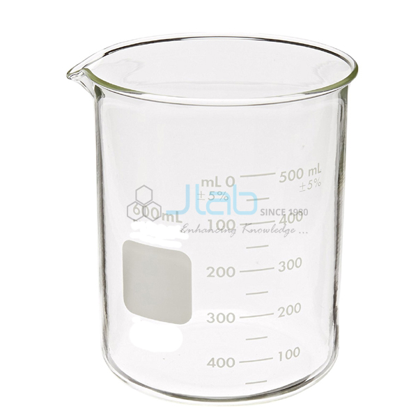 Squat Form Beakers, Borosilicate Glass, Premium